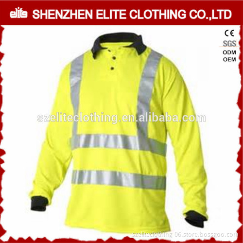 Custom Made Cheap Reflective Long Sleeves Construction Workwear